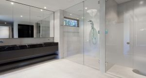 Glass shower screens